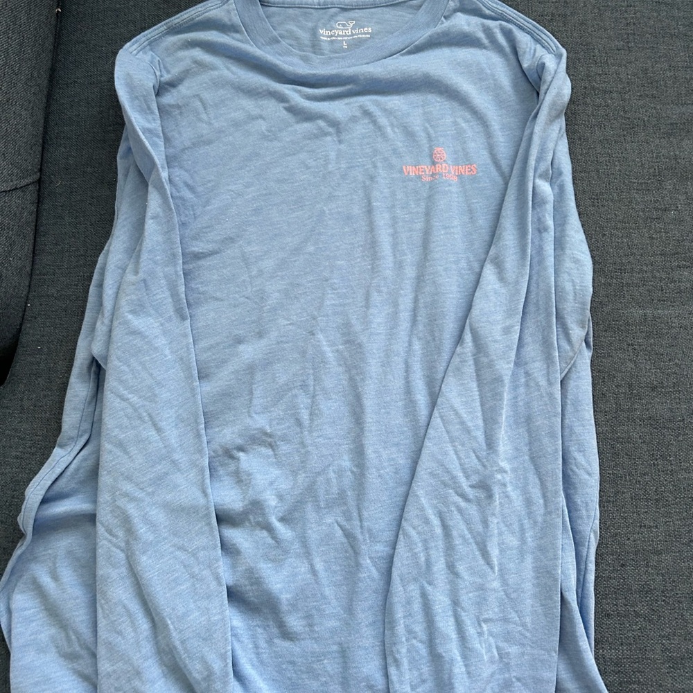 Vineyard Vines Blue Crew Neck Shirt